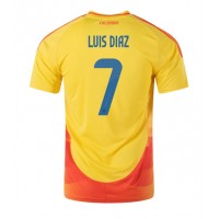 Colombia Luis Diaz #7 Hemmatröja Copa America 2024 Kortärmad